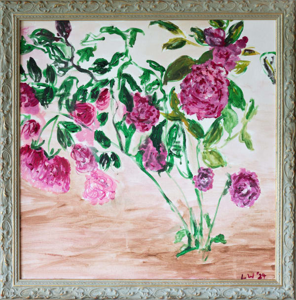 Leah Wood, Pink Rose Bed, 2025