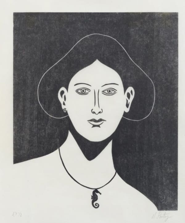 Nicolas Party, Portrait of a Seahorse Necklace, 2021