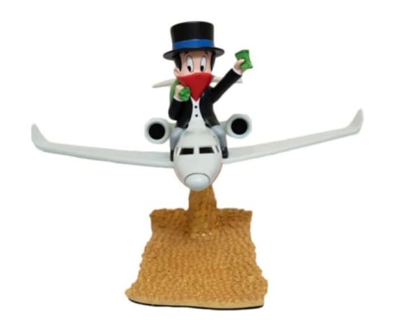 Alec Monopoly, Rich Airways (Sculpture), 2021