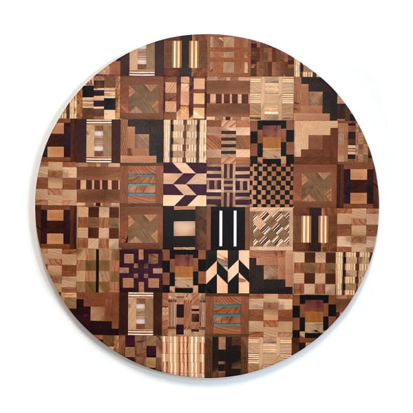 Untitled (Wooden Kente Quilt 67)