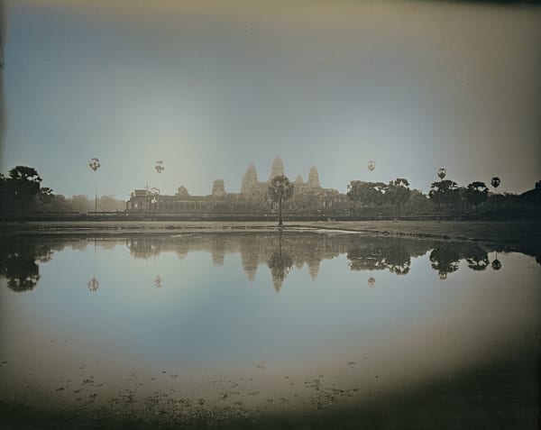 Reflection of Angkor Wat Temples, Siem Reap