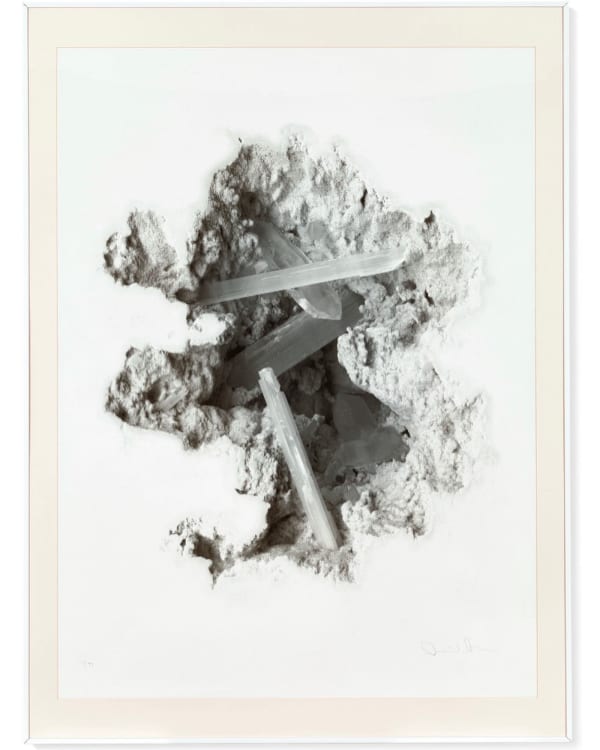 Daniel Arsham, Selenite Erosion Wallpaper, 2018