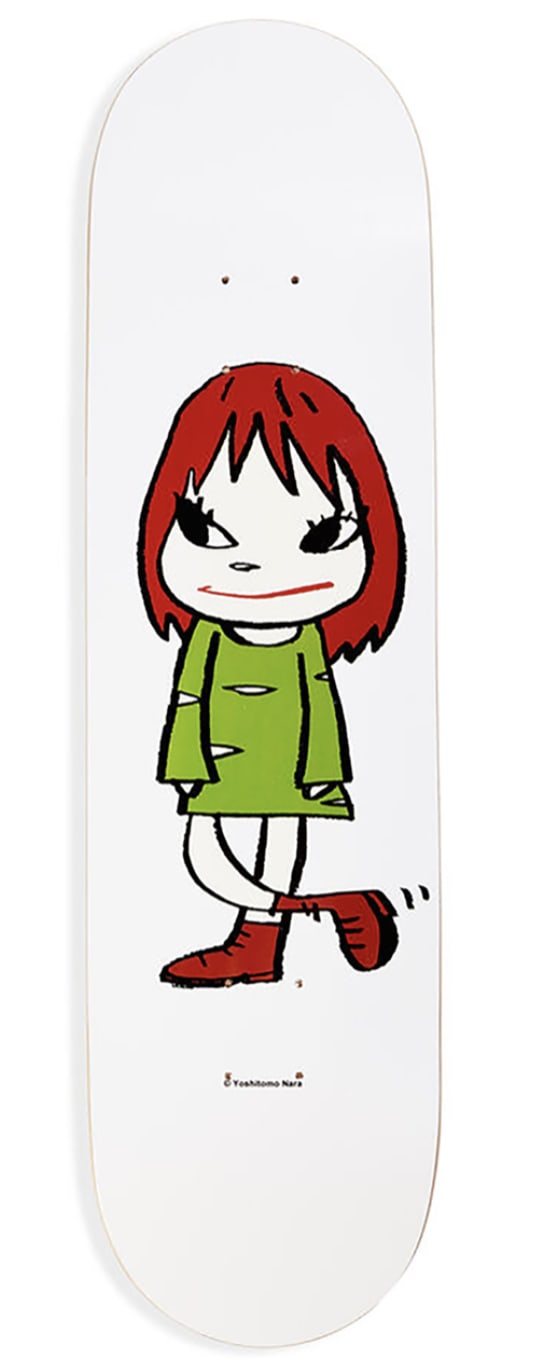 Yoshitomo Nara, Welcome Girl Skateboard customized Bench, 2016