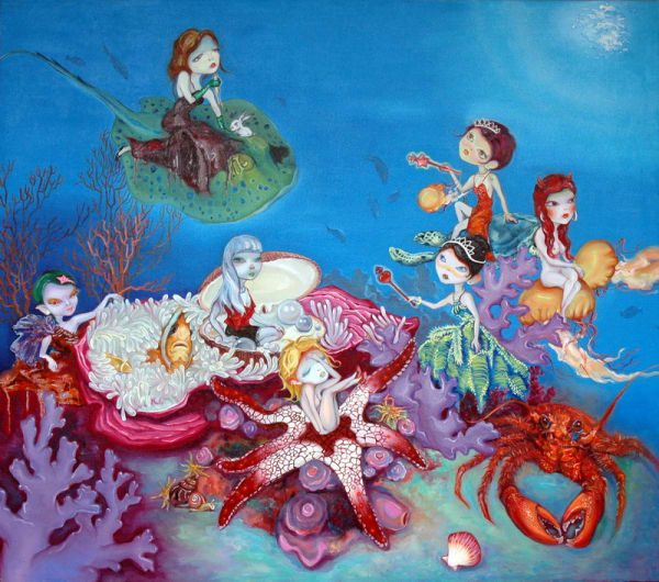 Zeng Lingxin, My Happy Baby No.8-Another lively world, 2007
