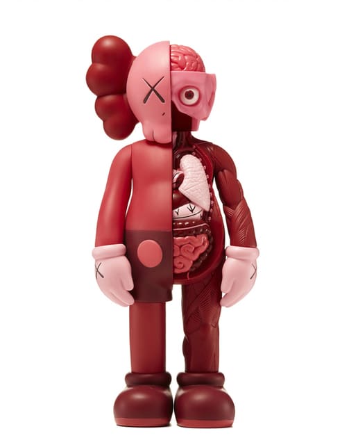 KAWS, KAWS Companion Blush (Flayed) Red, 2017