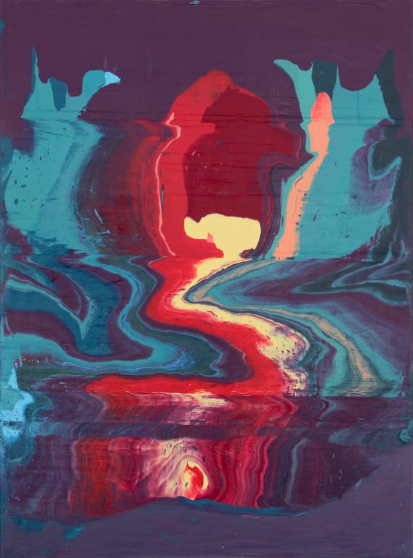 José Yaque, Amatista con impurezas II, 2022