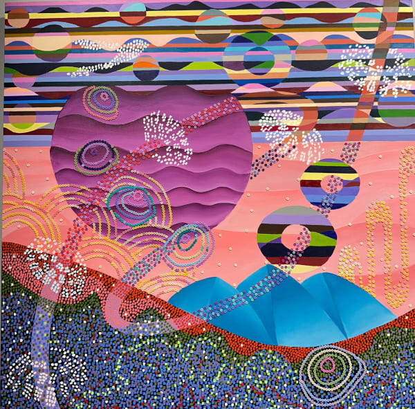 Radia Lamrani Karim, Within the red moon, 2025