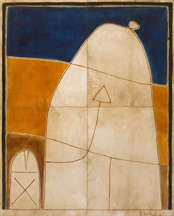 Farid Belkahia, L'ogresse, 1992