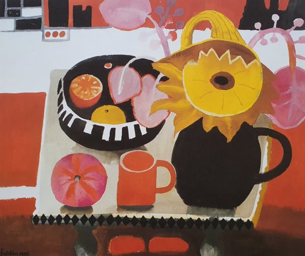 Mary Fedden, The Orange Mug, 1996