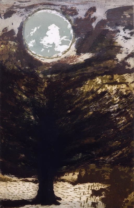 David Inshaw, Tree and Moon, 1989-1992