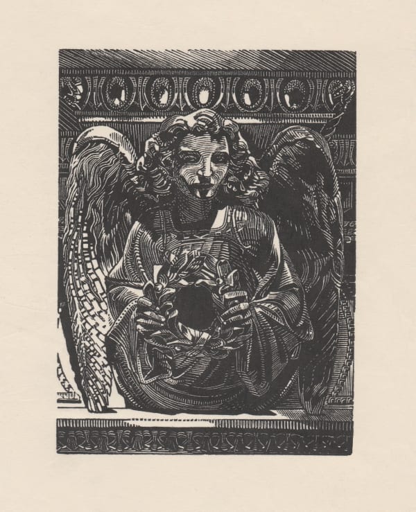 Anne Desmet, Angel with Laurel Wreath, 2020
