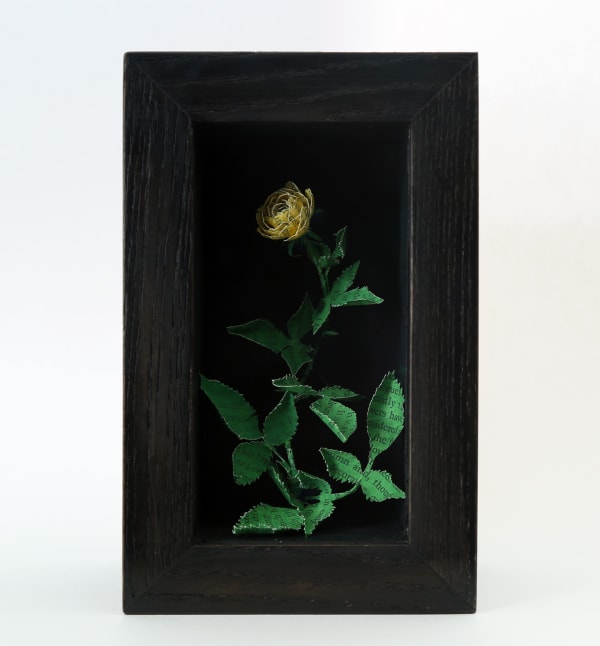 Su Blackwell, The Yellow Rose, 2021