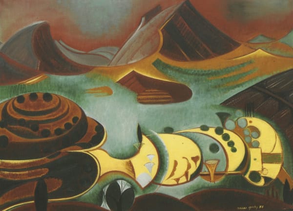 Maro Gorky, Plateau at Naxos, 1988