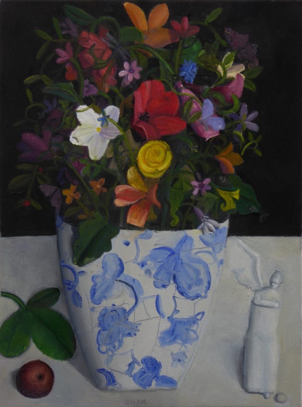 Brian Sayers, Small Vase of Flowers, 2024