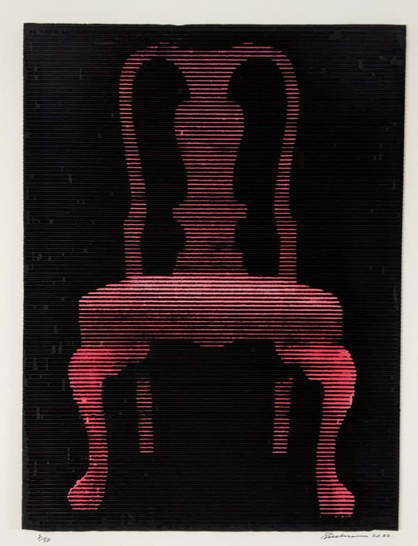 Hugh Buchanan, Red Chair (George I), 2022