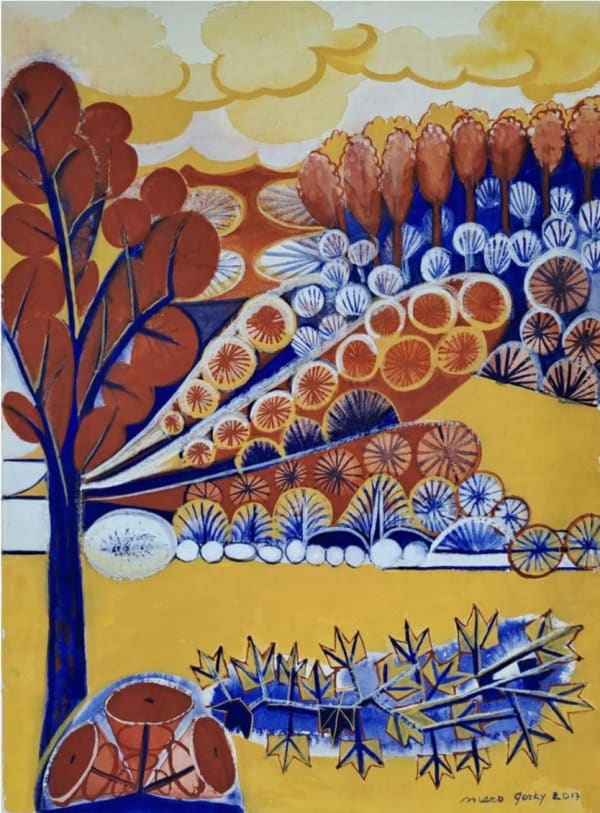 Maro Gorky, Autumn Landscape, 2017