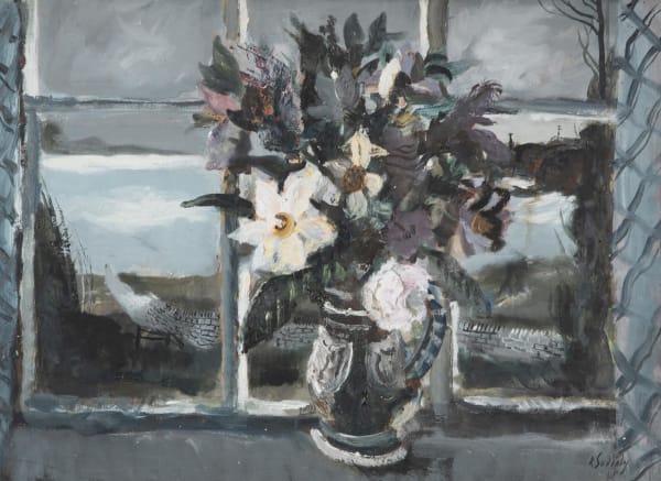 Rowland Suddaby, (British 1912-1972), Still Life by Window, 1945