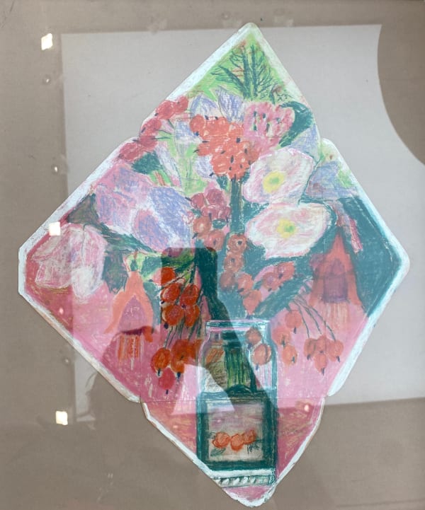 Margaret Mellis, Flowers and Berries, Pink and Red, 1995