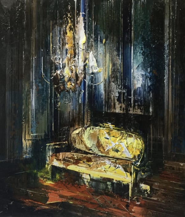 John Monks, The Yellow Chaise, 2020