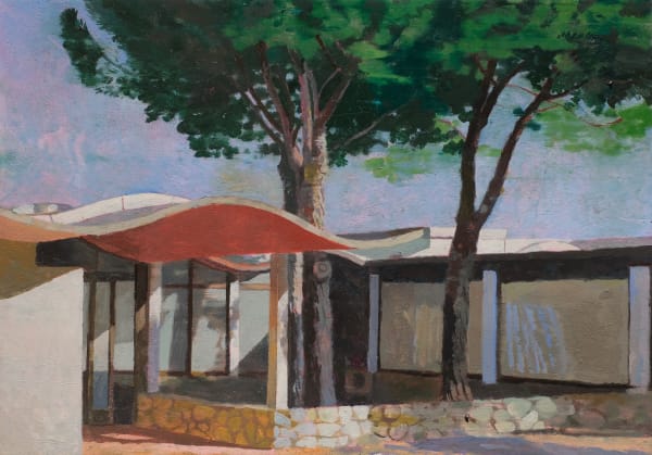 Mark Entwisle, Wavy Roof, Fitou, 2022