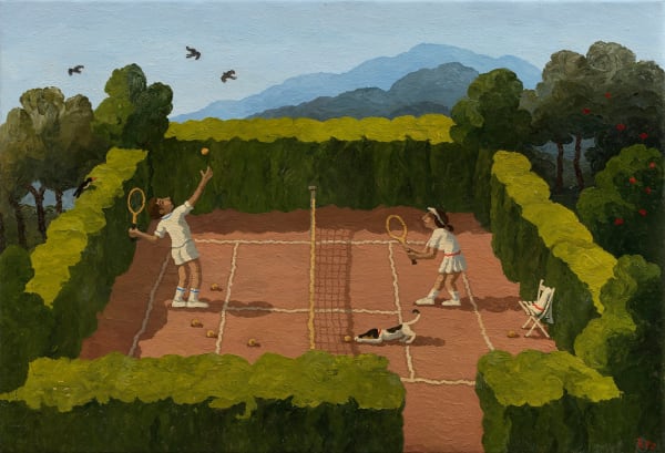 Ramiro Fernandez Saus, Playing in the Garden, 2024