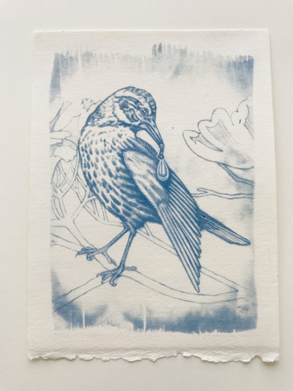 Kay Harwood, Bird with a Pearl, 2019