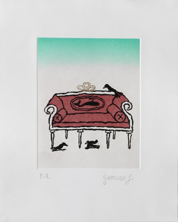 Ramiro Fernandez Saus, The Red Sofa, 2009