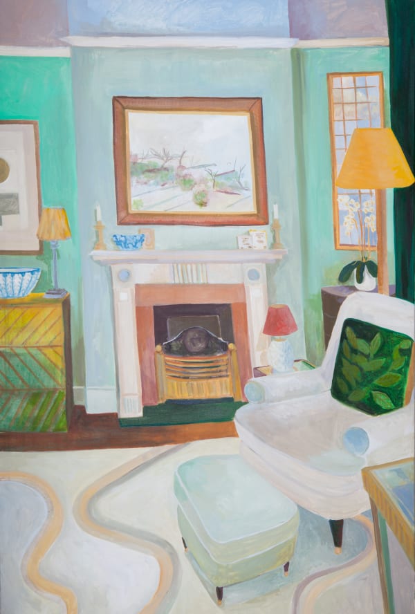 Lottie Cole, Interior with Victor Pasmore, 2017