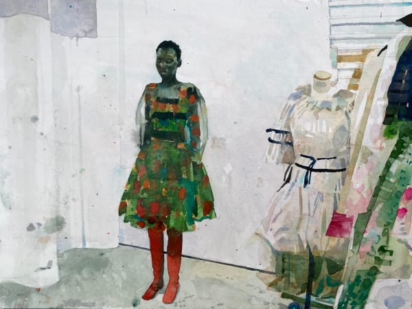 Mark Entwisle, A Girl in a Green Dress