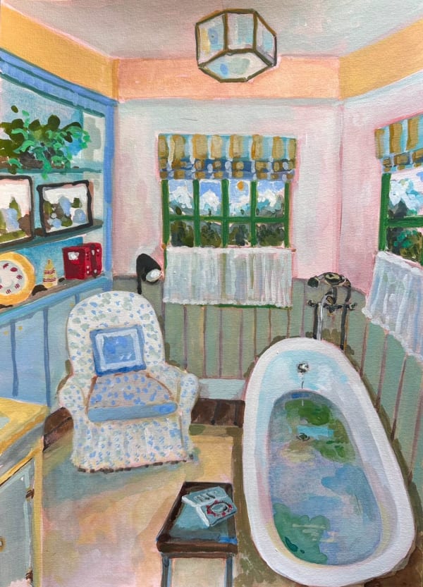 Lottie Cole, Bathe Gently & Dream IV - Alpine Bathroom , 2024