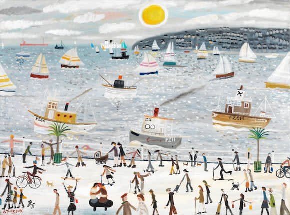 Alan Furneaux, Penzance Promenade in Sunshine