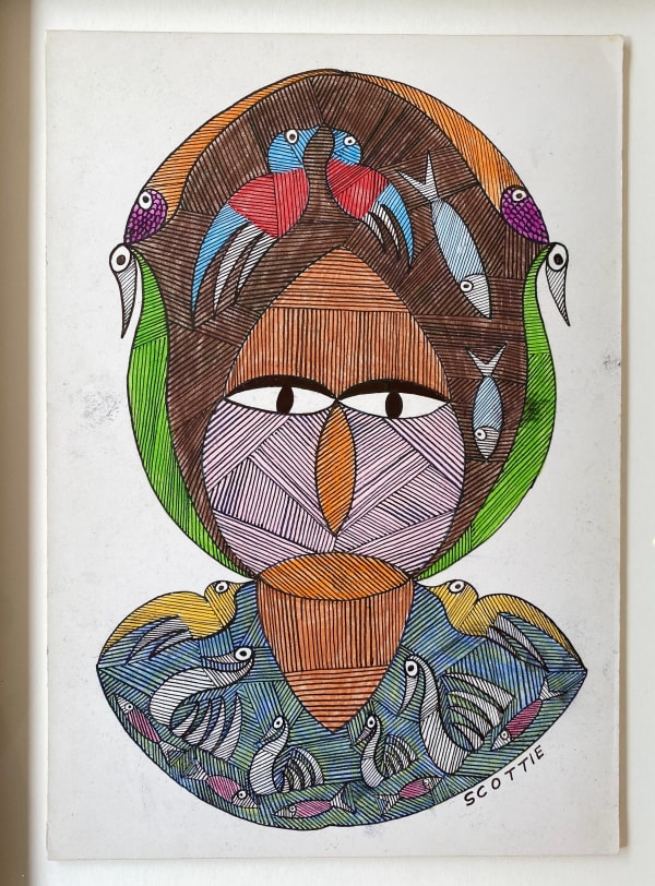 Scottie Wilson, 1881-1972, Birdhead