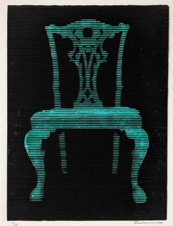 Hugh Buchanan, Green Chair (George II), 2022