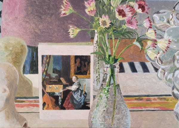 Mark Entwisle, Vermeer on the Mantelpiece, 2021