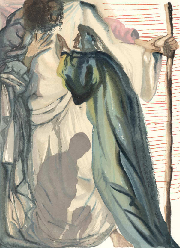 A Spirit Interrogating Dante (Purgatory: Canto 14)