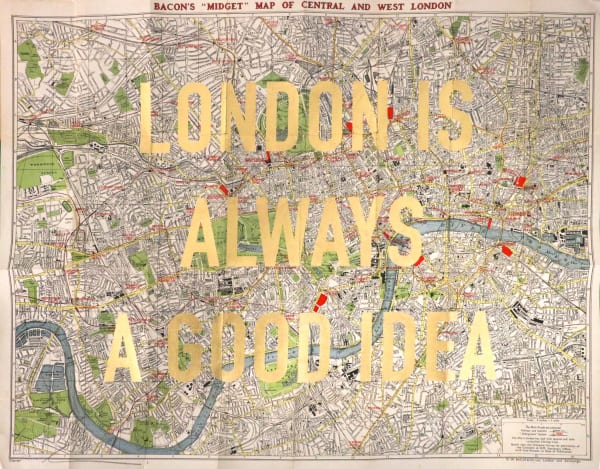 London Is Always A Good Idea – Gold Leaf - 70