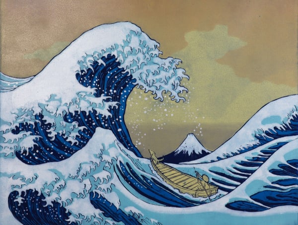 Hokusai’s Dog - The Great Wave
