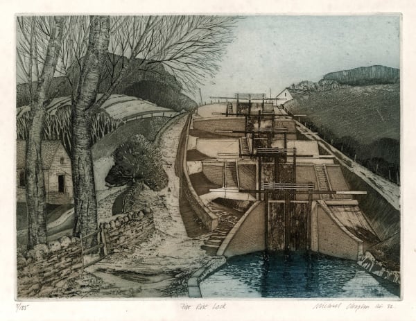 Michael James Chaplin R.E. Five Rise Lock , 1982