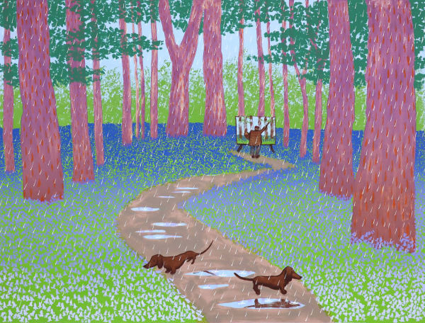 Hockney’s Dogs - Spring