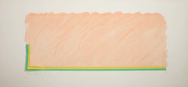 Horizon V (Peach, Yellow and Green)