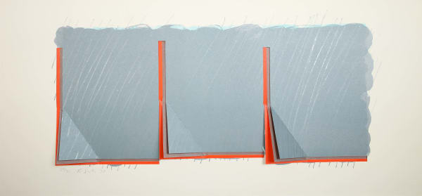 Horizon II (Grey and Orange)