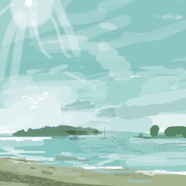 The Beach, Peaks Island, Maine