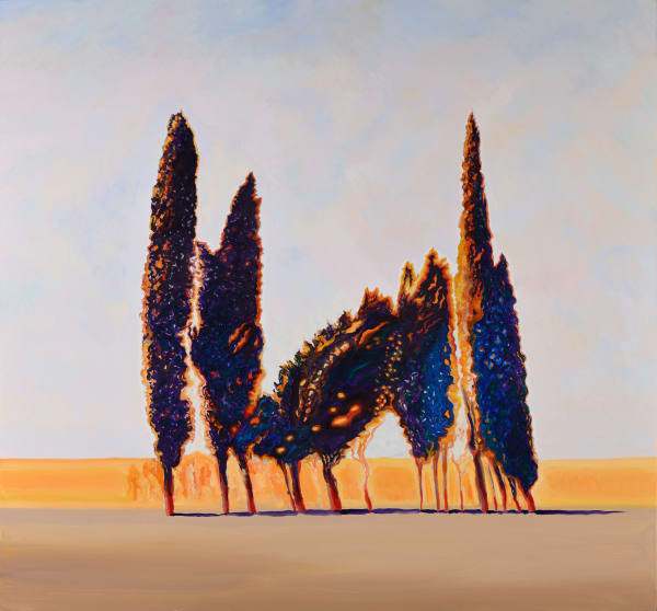 Roger de Montebello, Cypresses, 2025