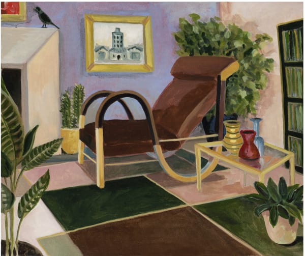 Lottie Cole, Eileen Gray IV Experimental S Chair & Black Bird, 2022