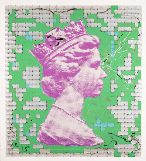 Piers Bourke, Lick My Rear - Green Silver, 2025
