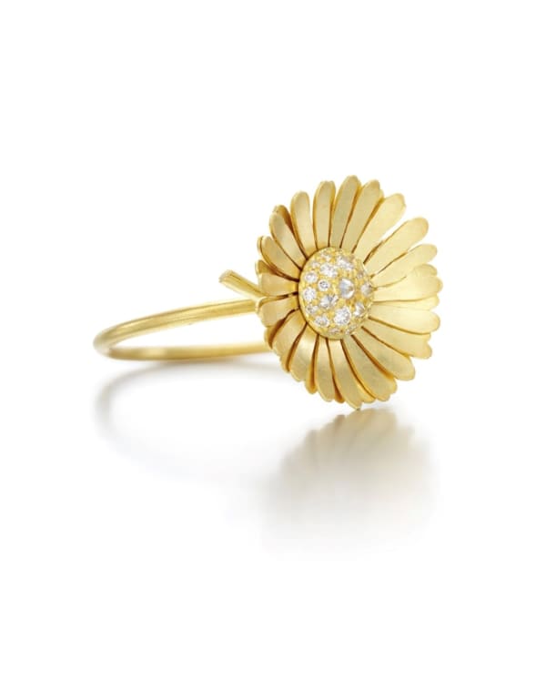 Christopher Thompson Royds, Diamond open daisy ring