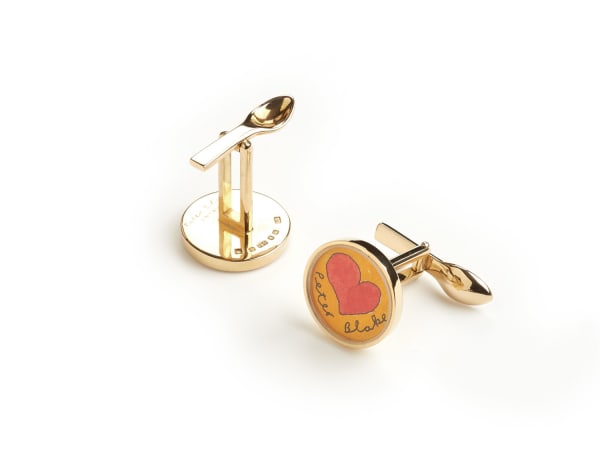 Peter Blake, Red Heart, Cufflinks, 2008