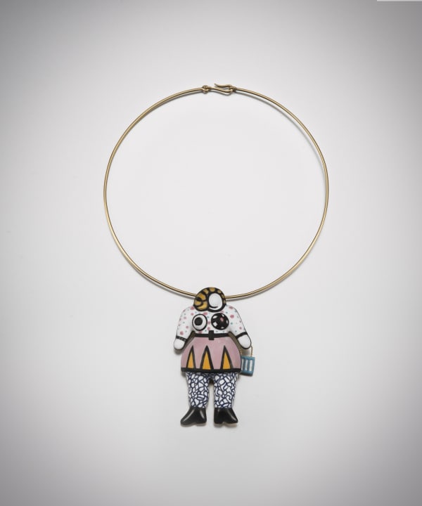 Niki de Saint Phalle, Nana with bag Brooch & Necklace, 1974/2015