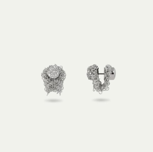 Hannah Martin, Strapped Earring Studded (short)