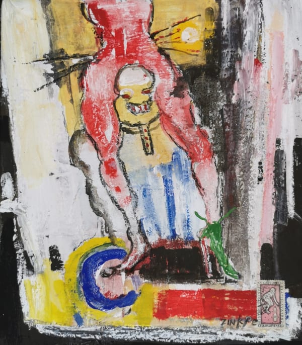 Dominique ZINKPE, Etats d'âme, Joie de vivre 3, 2021